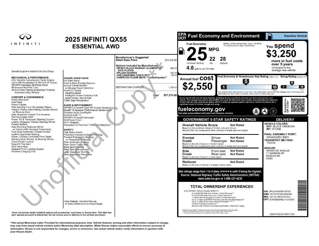 Certified 2025 INFINITI QX55 Essential image 27