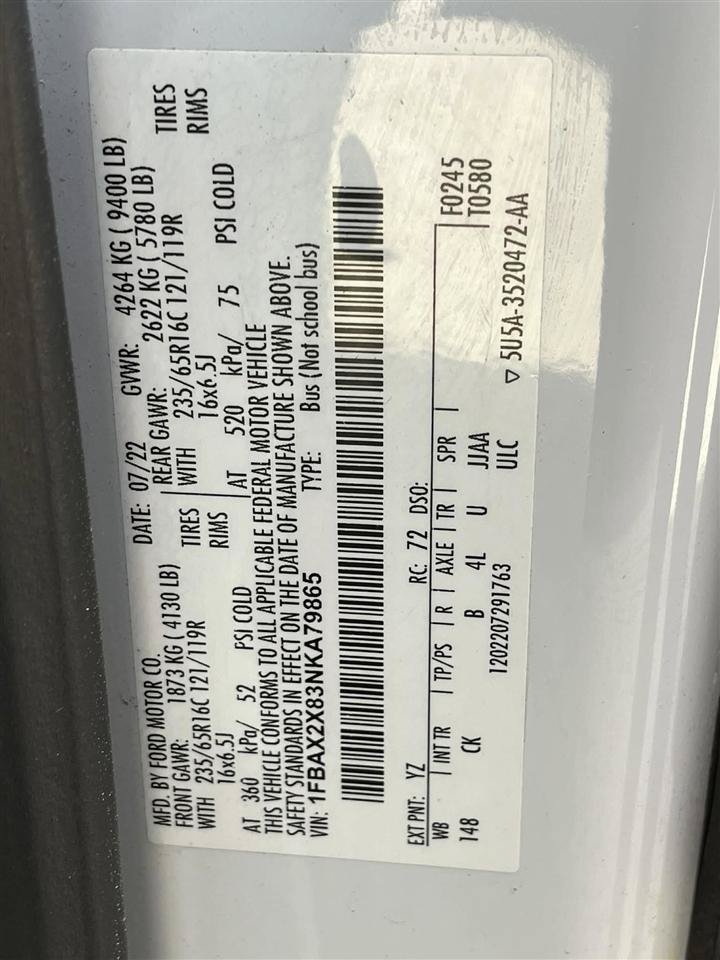 Used 2022 Ford Transit 350 XLT RWD image 12