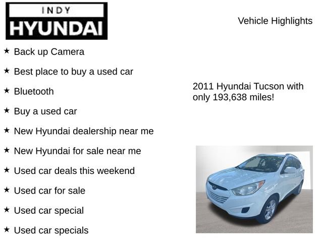 Used 2011 Hyundai Tucson GLS FWD image 7