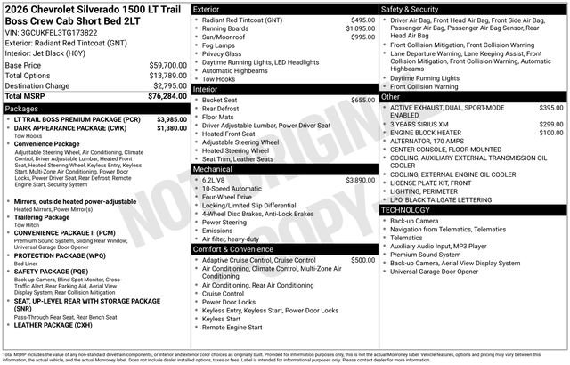 New 2026 Chevrolet Silverado 1500 LT Trail Boss w/ LT Trail Boss Premium Package image 5