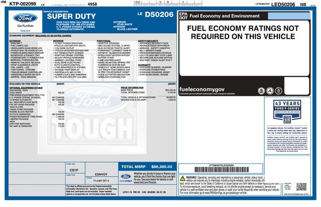 Used 2020 Ford F450 Platinum w/ FX4 Off-Road Package image 3