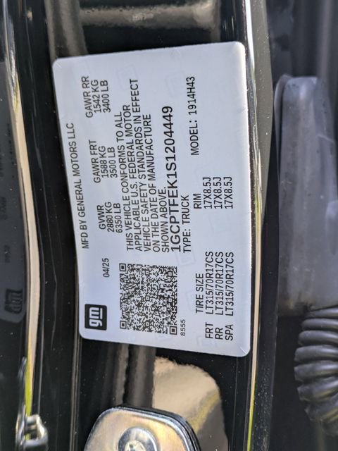 New 2025 Chevrolet Colorado ZR2 w/ ZR2 Bison Edition image 39