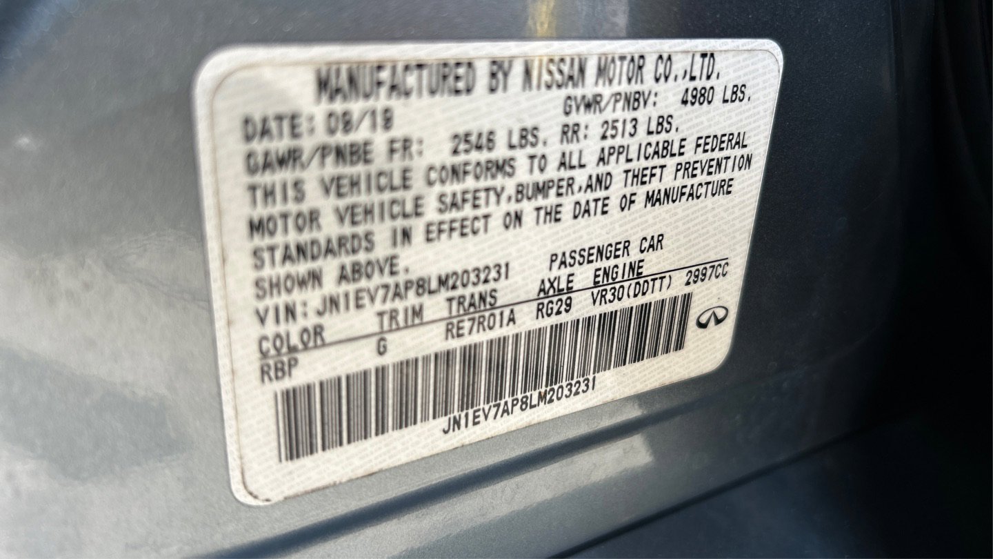Used 2020 INFINITI Q50 Luxe image 51