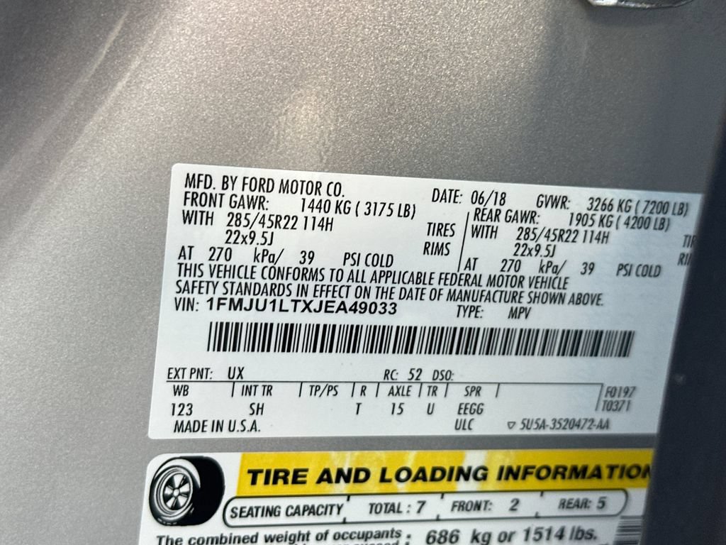 Used 2018 Ford Expedition Platinum RWD image 31