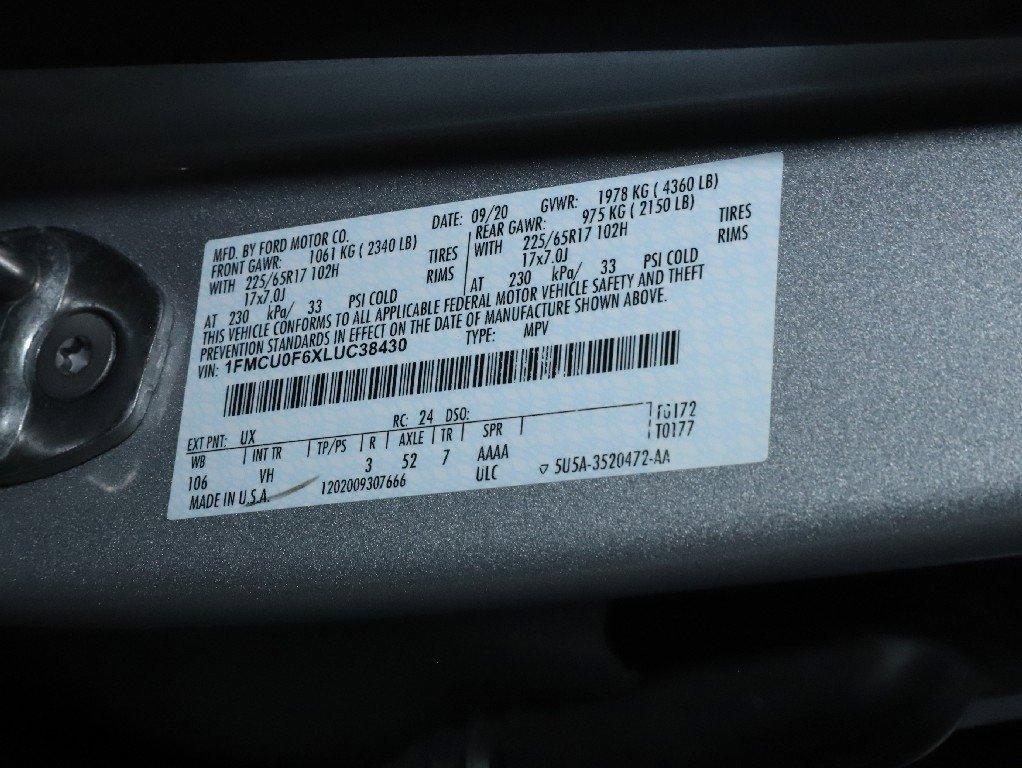 Used 2020 Ford Escape S image 20