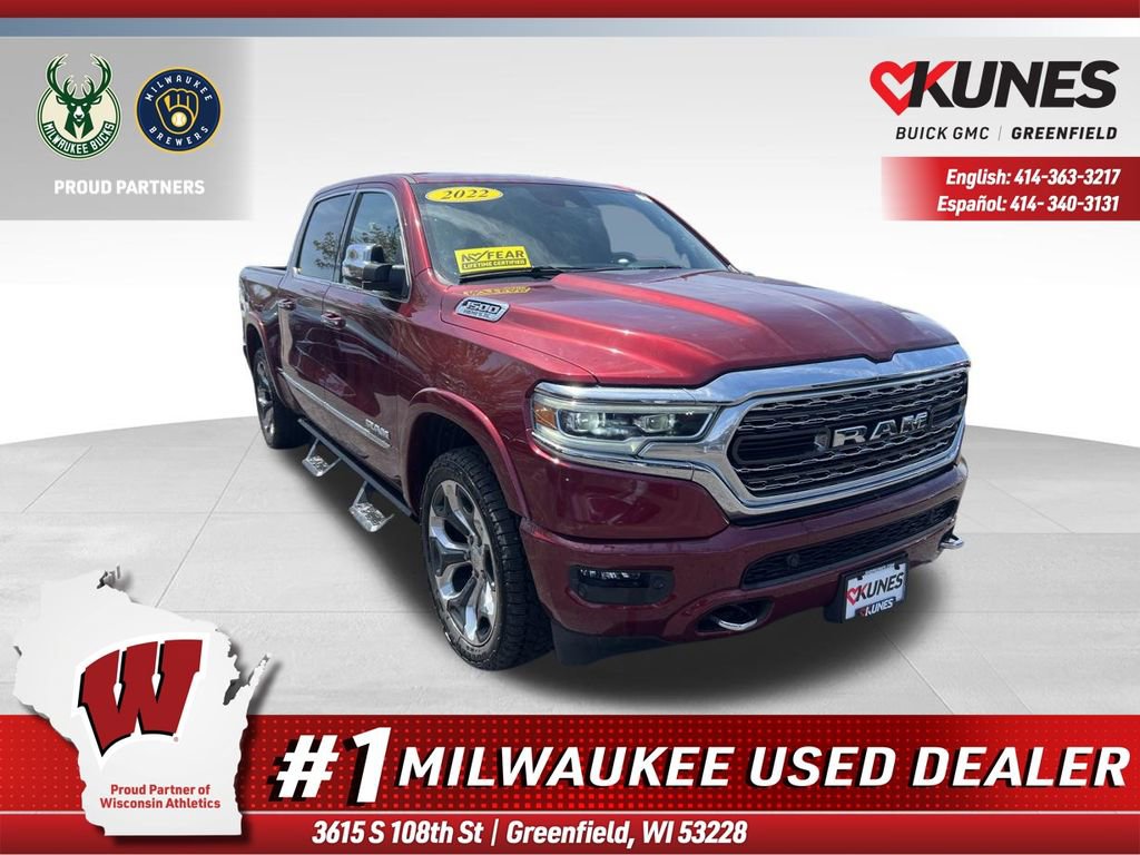 Used 2022 RAM 1500 Limited w/ Body-Colour Bumper Group AWD/4WD image 1