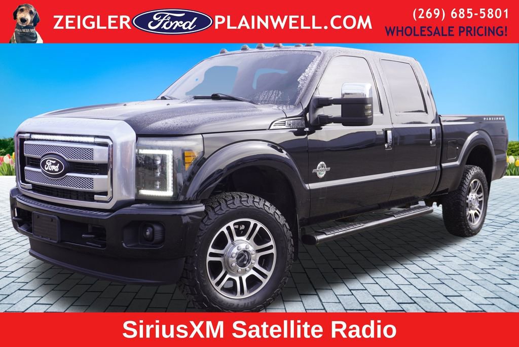 Used 2016 Ford F350 Platinum w/ Snow Plow Prep Package AWD/4WD image 1