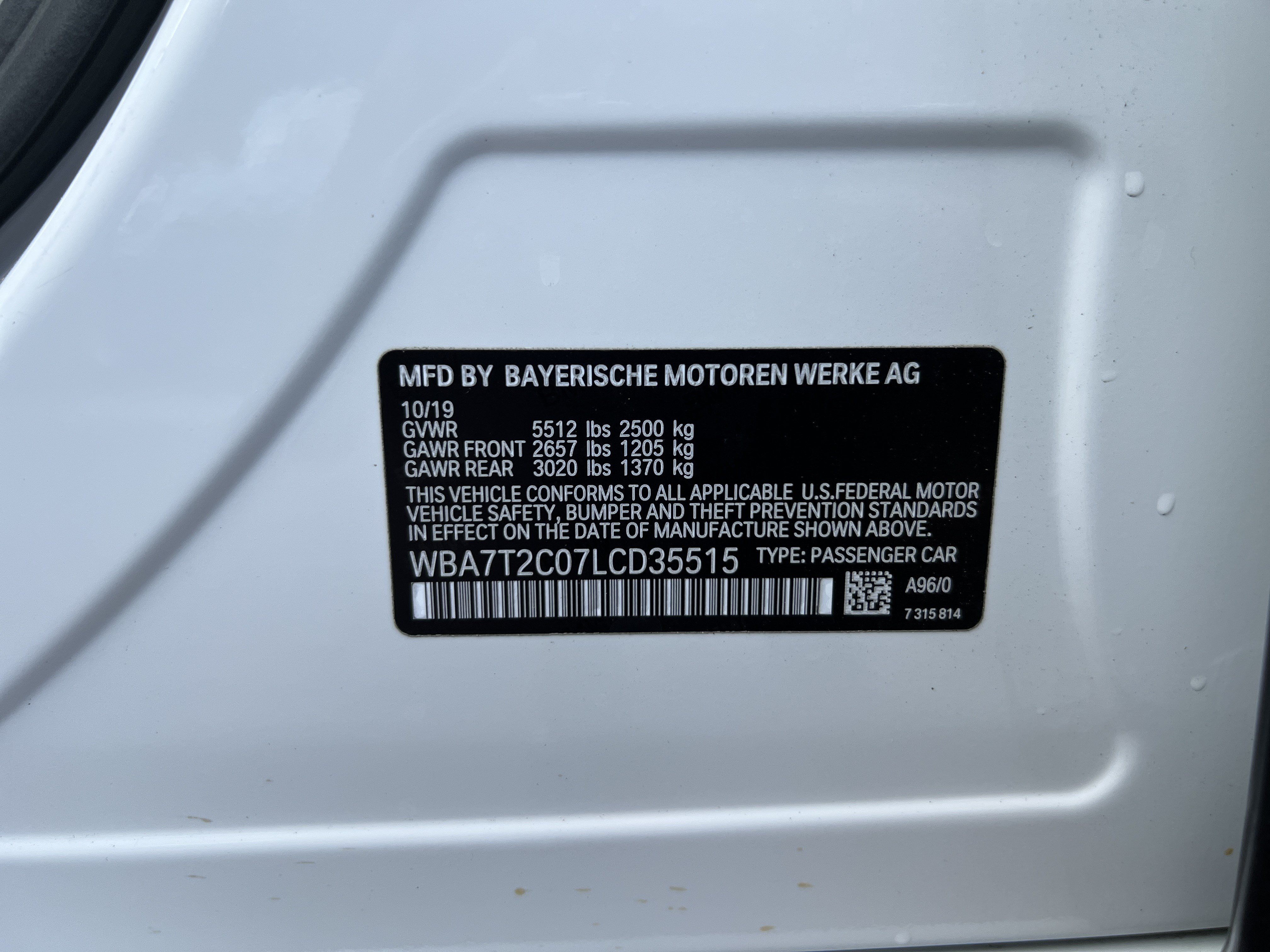 Used 2020 BMW 740i w/ Premium Package RWD image 34
