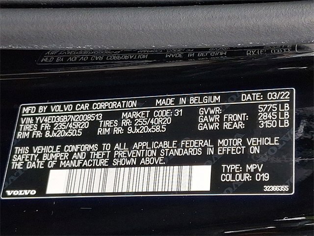 Certified 2022 Volvo C40 P8 Recharge Ultimate image 25