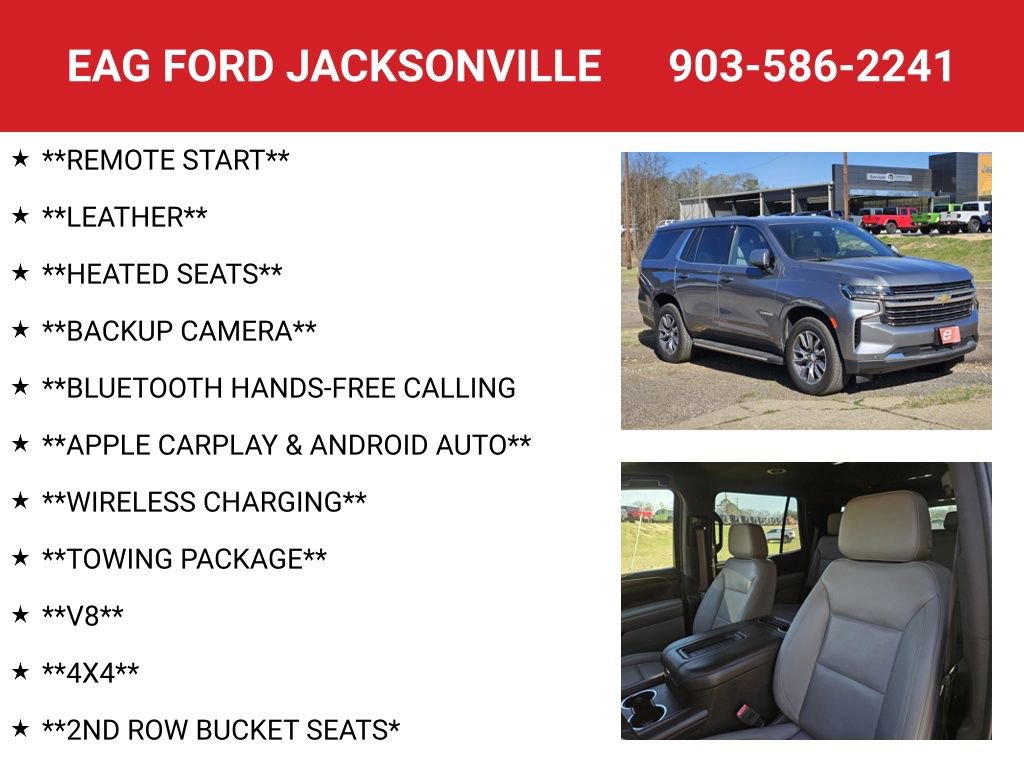 Used 2022 Chevrolet Tahoe LT w/ Luxury Package image 4