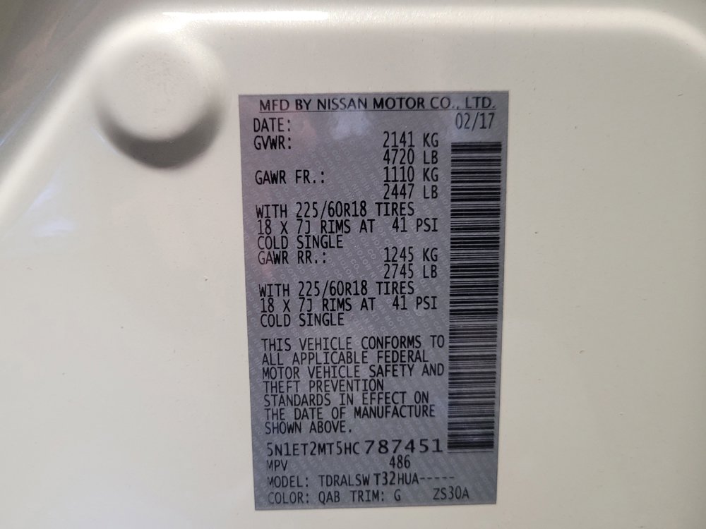 Used 2017 Nissan Rogue SL w/ SL HEV Premium Package FWD image 33