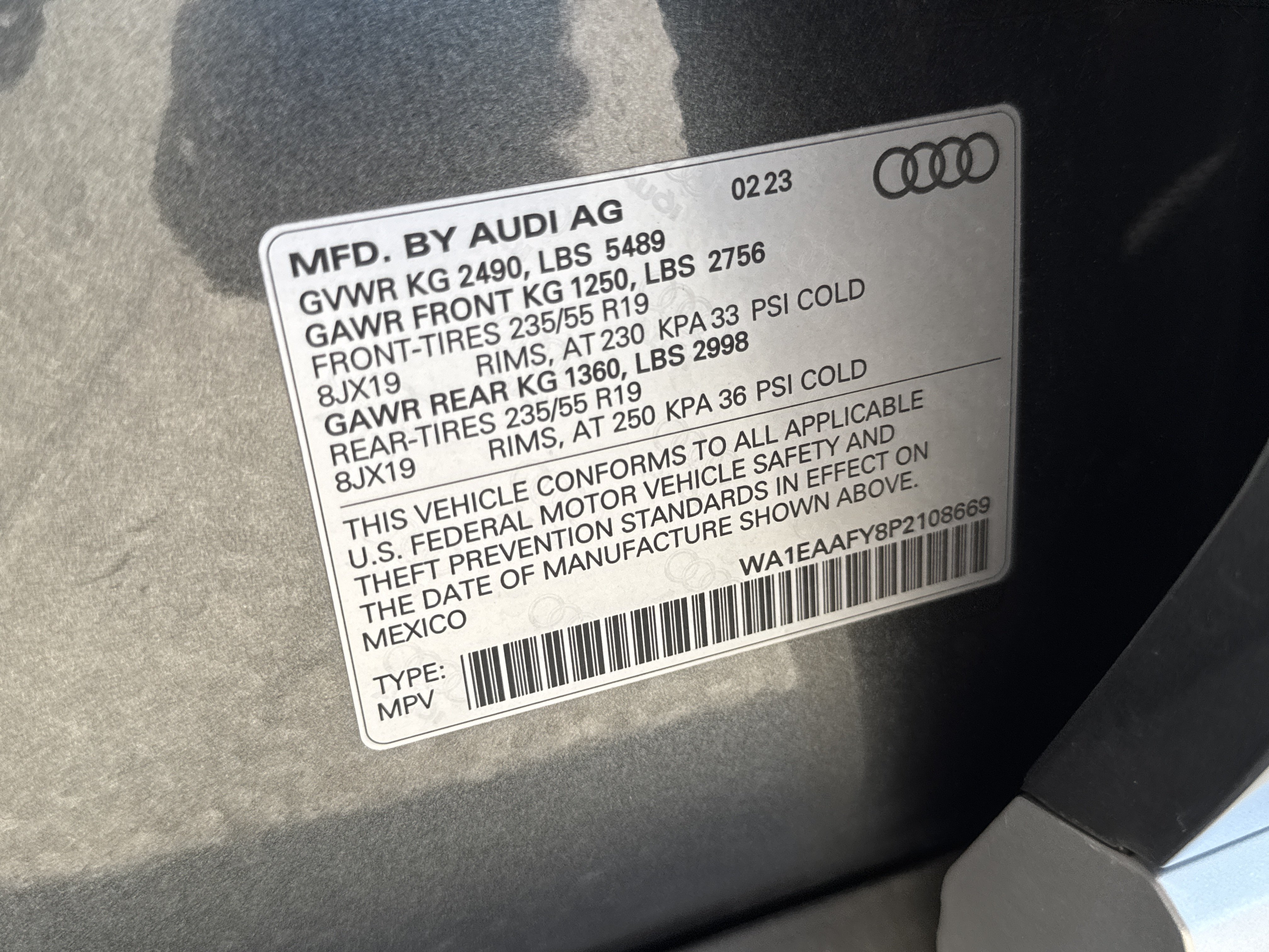 Certified 2023 Audi Q5 2.0T Premium Plus w/ Premium Plus Package AWD/4WD image 34