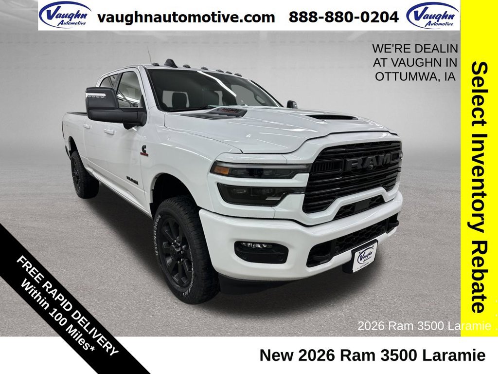New 2026 RAM 3500 Laramie AWD/4WD 360° Tour