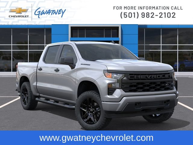 New 2026 Chevrolet Silverado 1500 Custom w/ Turbomax Blackout Package AWD/4WD image 7