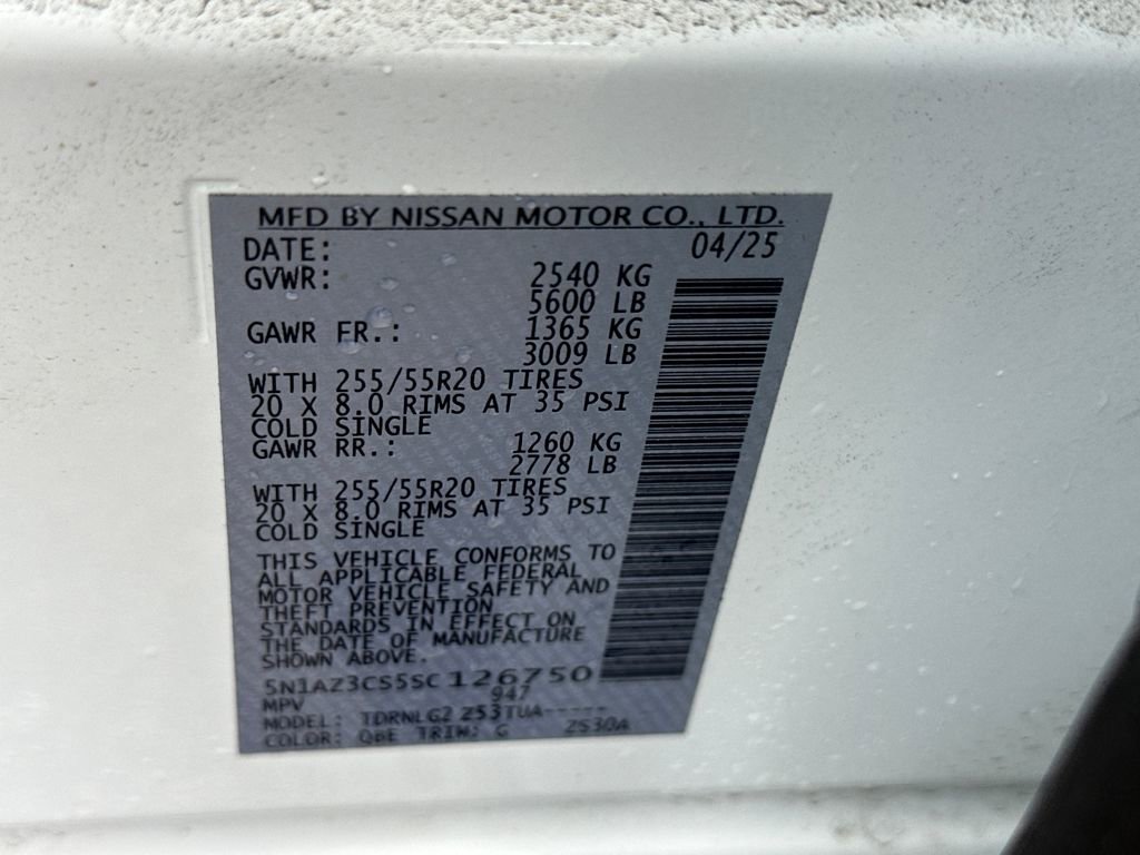 Used 2025 Nissan Murano SL w/ Cargo Package image 28