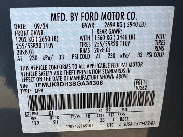 Used 2025 Ford Explorer Active w/ Active Comfort Package AWD/4WD image 13