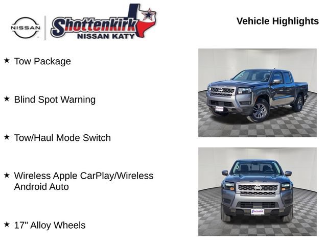 Used 2026 Nissan Frontier SV w/ Tow Package RWD image 6