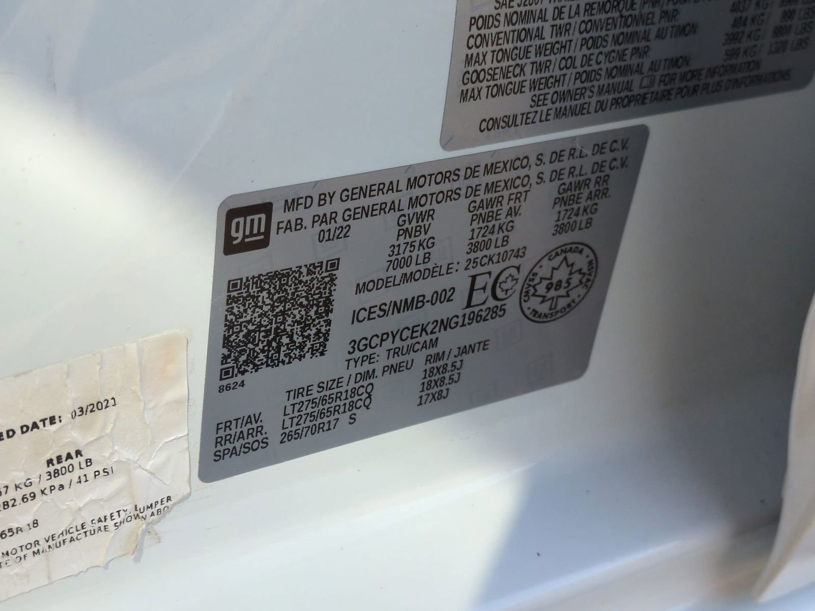 Used 2022 Chevrolet Silverado 1500 Custom Trail Boss w/ Safety Confidence Package image 40