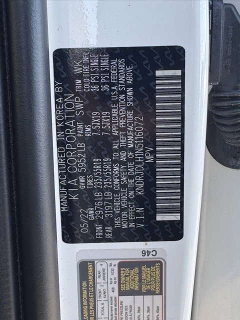 Certified 2022 Kia Sorento SX image 21