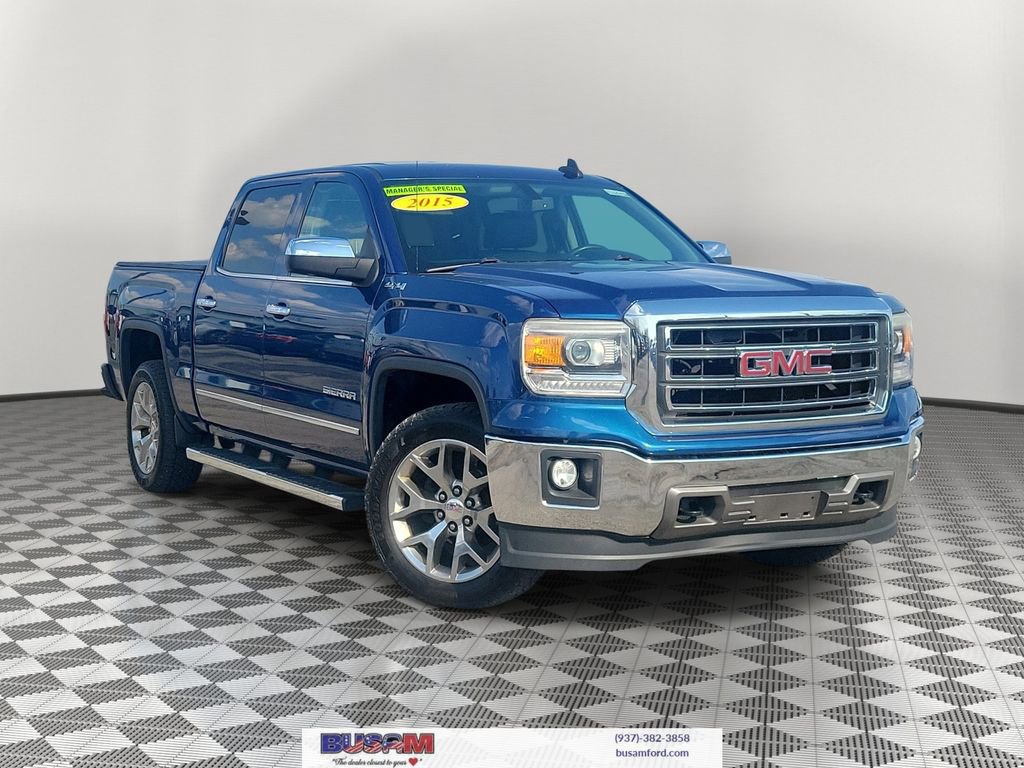Used 2015 GMC Sierra 1500 SLT w/ SLT Crew Cab Value Package AWD/4WD video 2