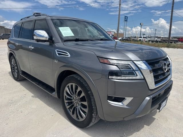 Used 2022 Nissan Armada Platinum w/ Captain's Chairs Package RWD image 8