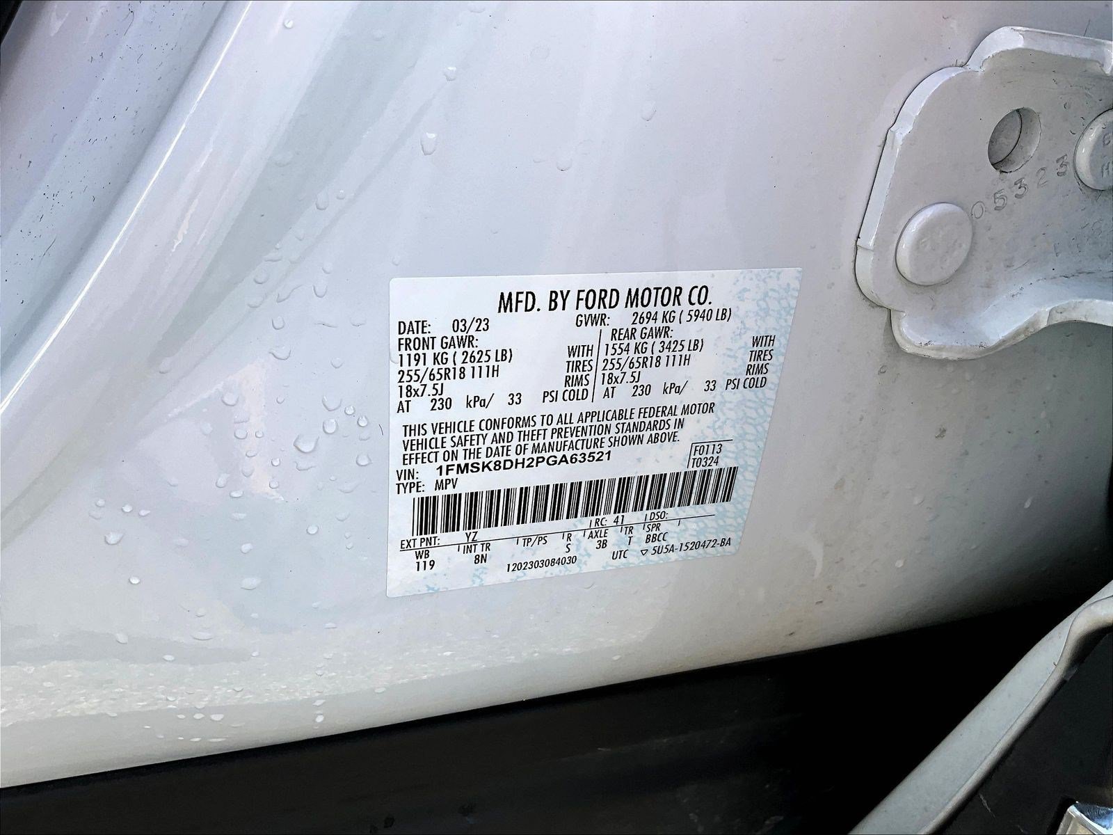 Used 2023 Ford Explorer XLT AWD/4WD image 19
