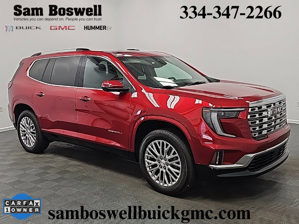 Certified 2024 GMC Acadia Denali w/ LPO, Floor Liner Package image 1