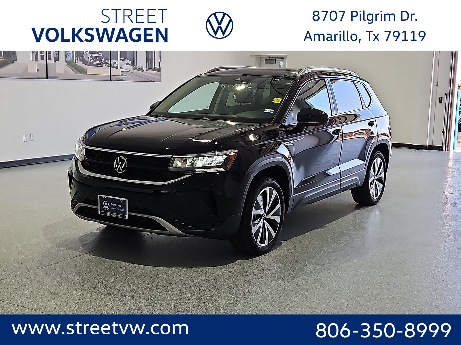 Certified 2023 Volkswagen Taos SE w/ Panoramic Sunroof Package