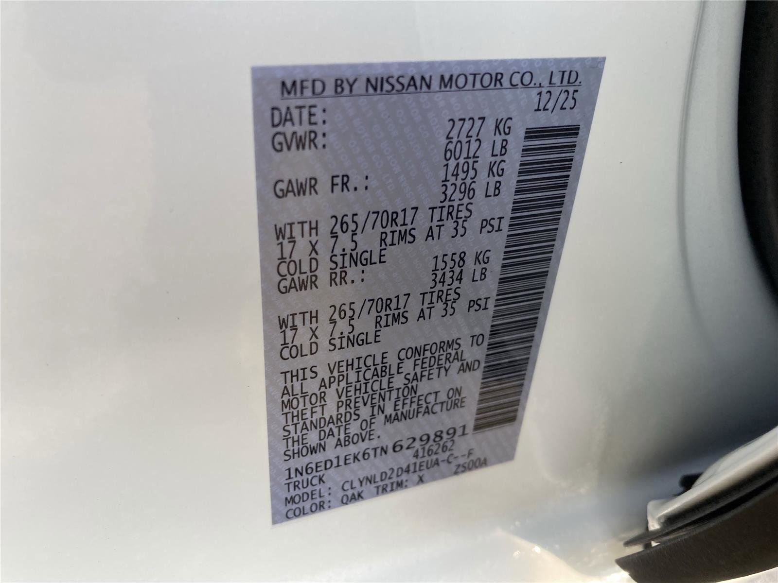 New 2026 Nissan Frontier PRO-4X w/ Pro-4x Convenience Package image 35