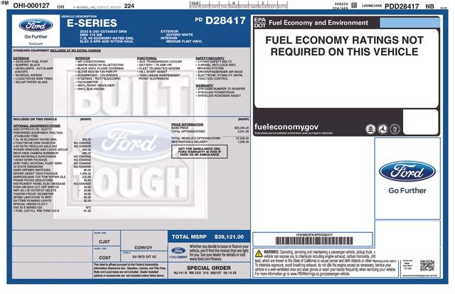 Used 2023 Ford E-350 and Econoline 350 Super Duty w/ Driver's Safety Package RWD image 40