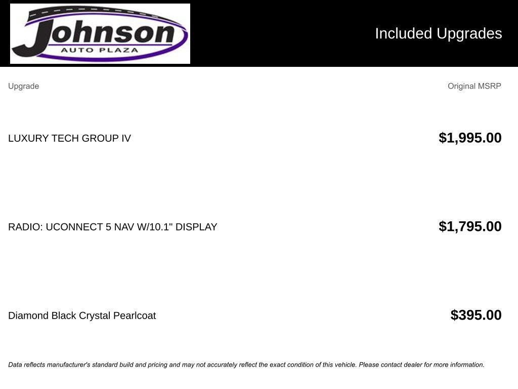 Certified 2021 Jeep Grand Cherokee L Overland w/ Luxury Tech Group IV AWD/4WD image 5