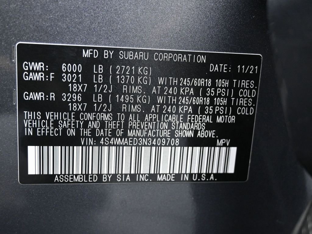 Used 2022 Subaru Ascent Premium w/ Convenience Package image 43