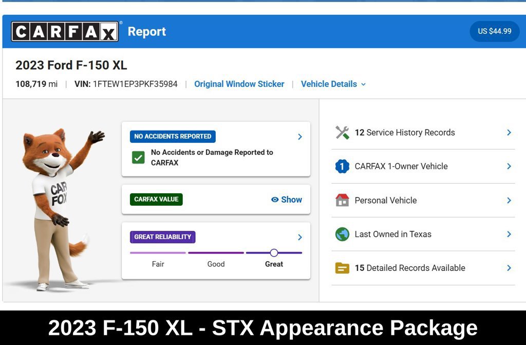 Used 2023 Ford F150 XL w/ STX Appearance Package AWD/4WD image 9