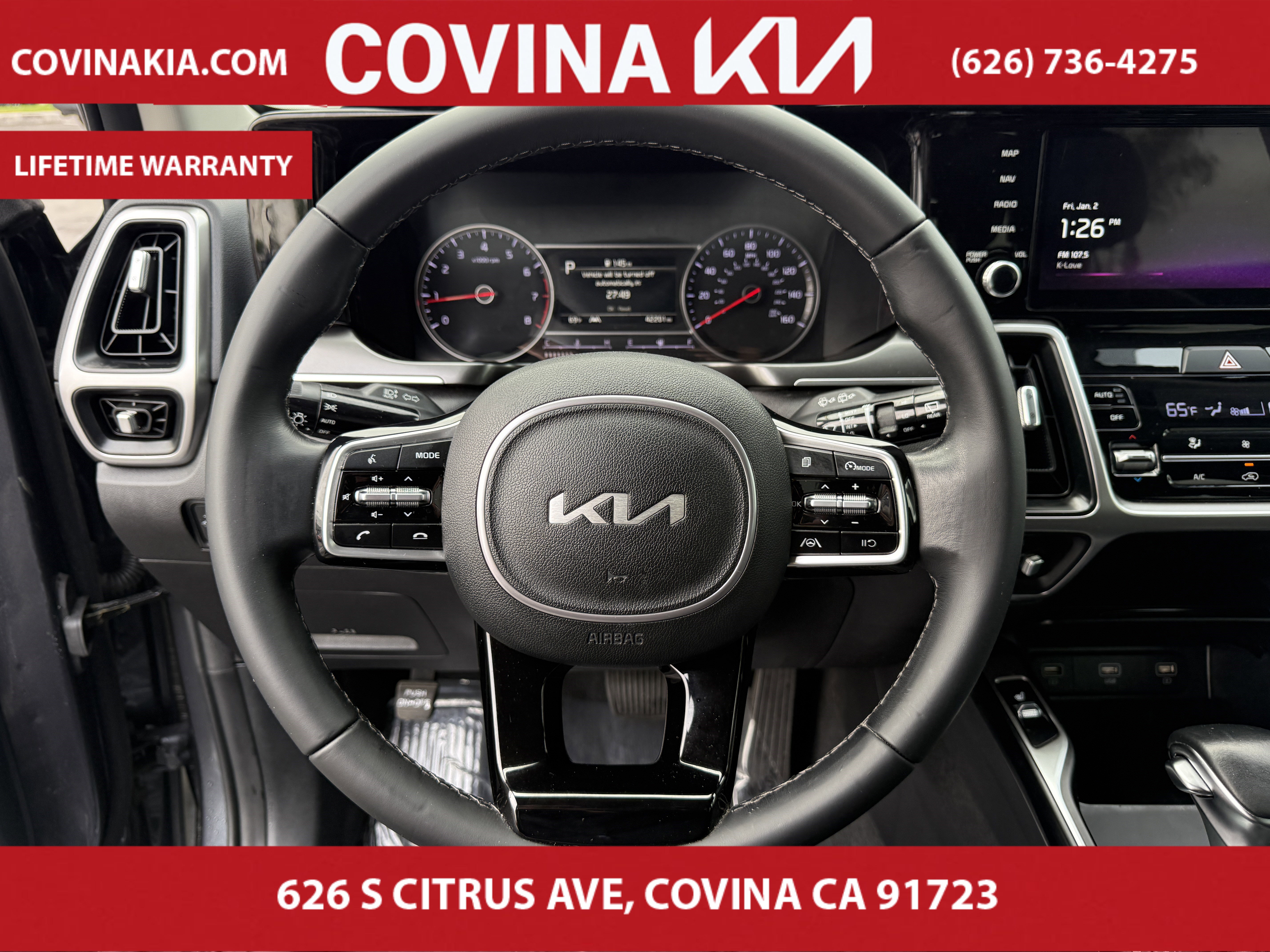 Certified 2022 Kia Sorento S w/ Panoramic Sunroof Package image 18