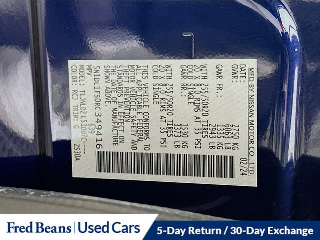 Used 2024 INFINITI QX60 Luxe w/ Cargo Package image 32