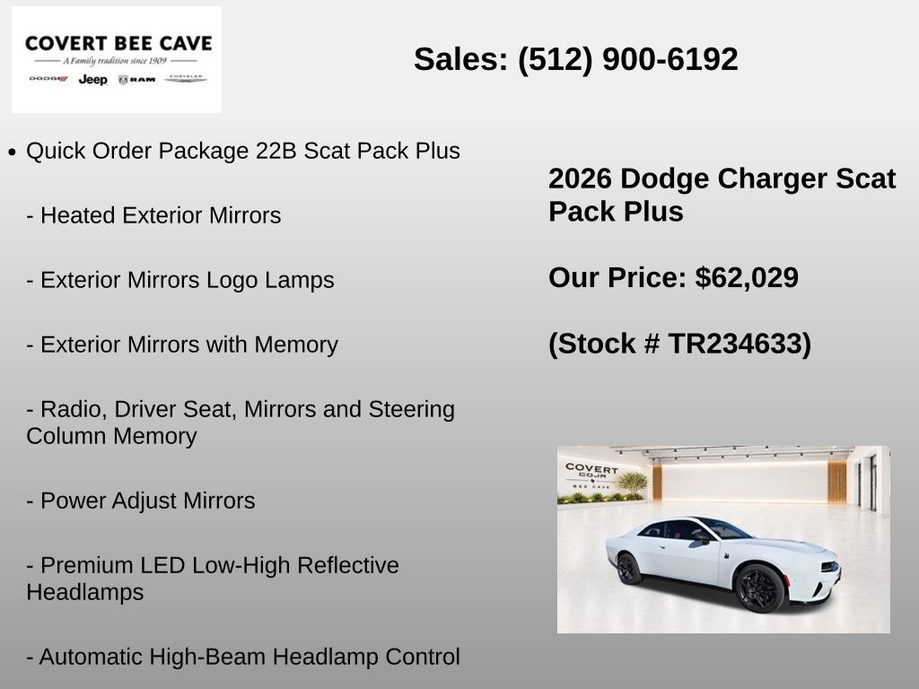 New 2026 Dodge Charger Scat Pack AWD/4WD image 25