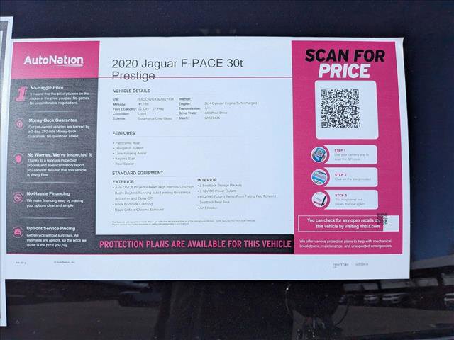 Used 2020 Jaguar F-PACE Prestige image 25
