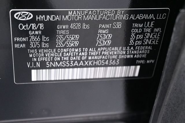 Used 2019 Hyundai Santa Fe Limited FWD image 27