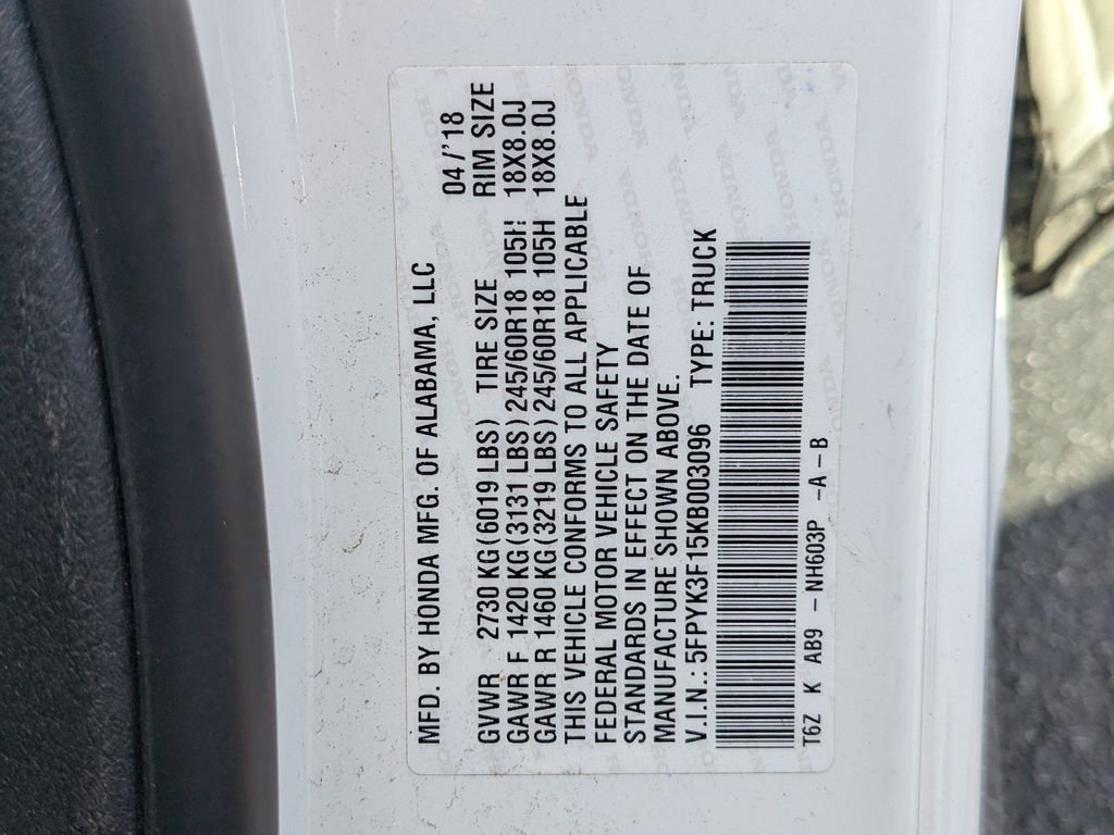 Used 2019 Honda Ridgeline Sport image 22