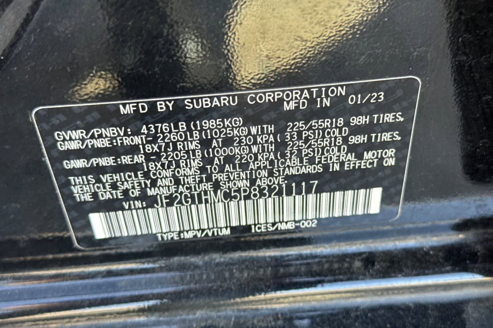Used 2023 Subaru Crosstrek 2.5i Limited AWD/4WD image 32