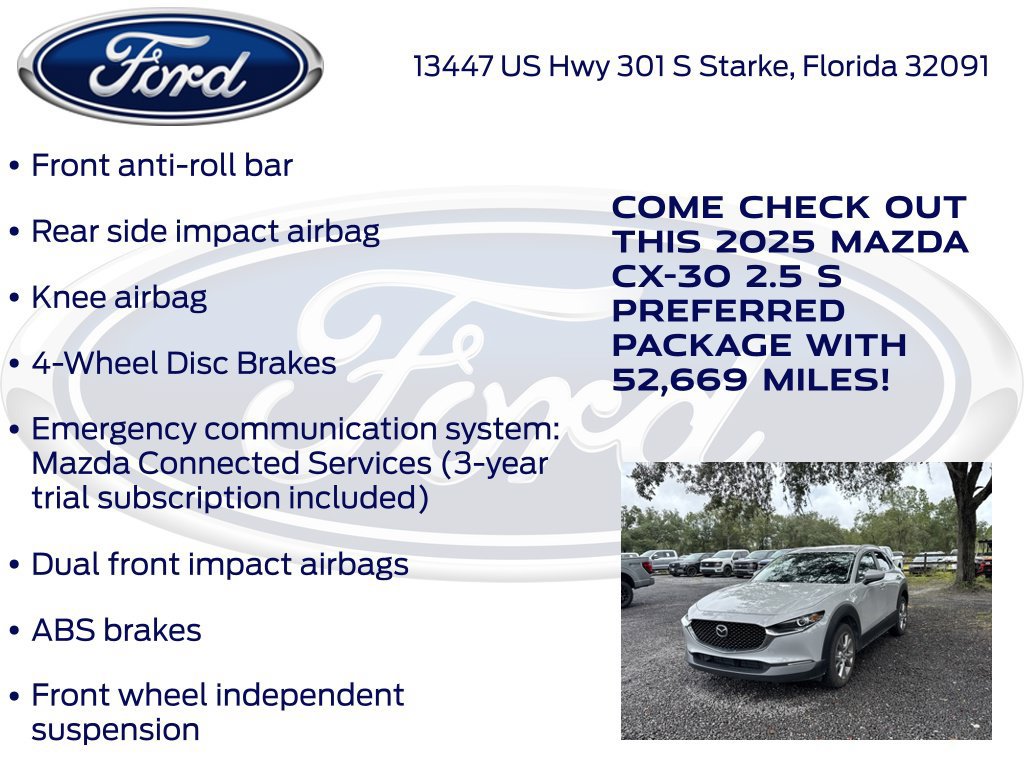 Used 2025 MAZDA CX-30 AWD 2.5 S w/ Preferred Package image 22