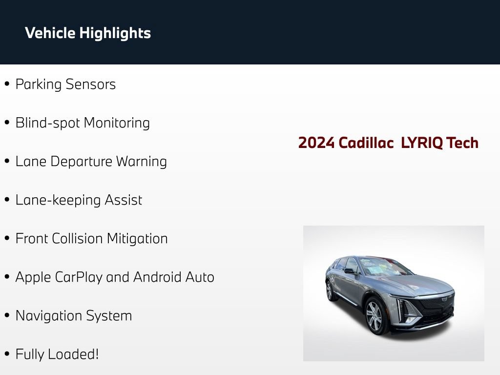 Used 2024 Cadillac Lyriq Tech AWD/4WD image 5