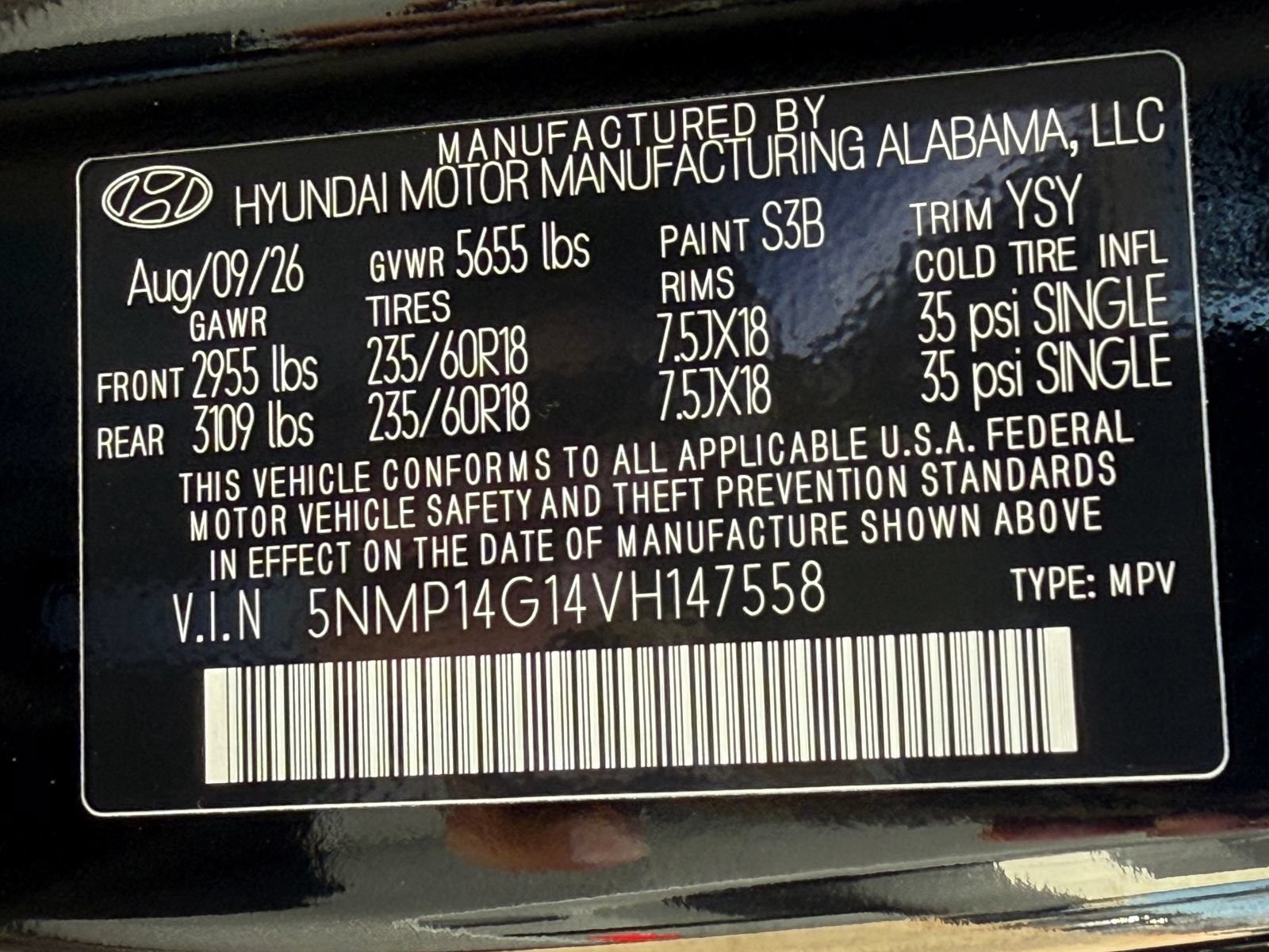 New 2027 Hyundai Santa Fe SE FWD image 27