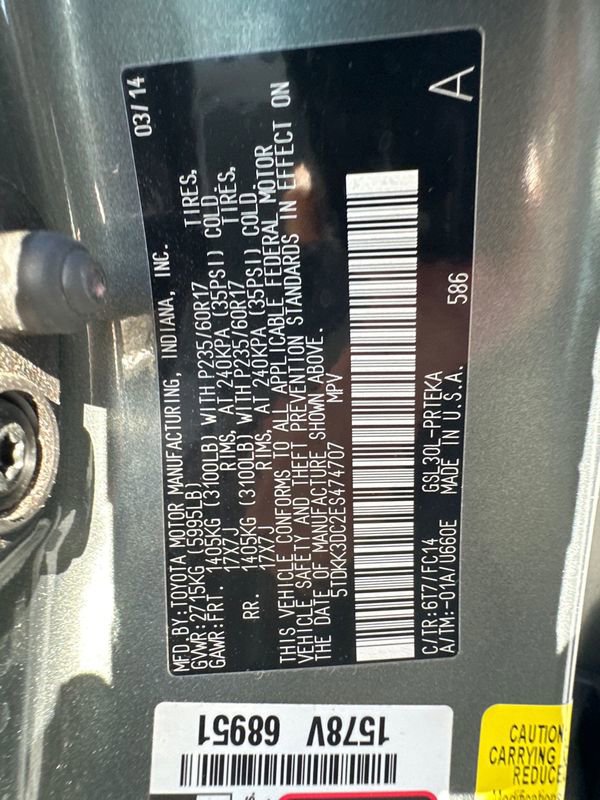 Used 2014 Toyota Sienna LE FWD image 25