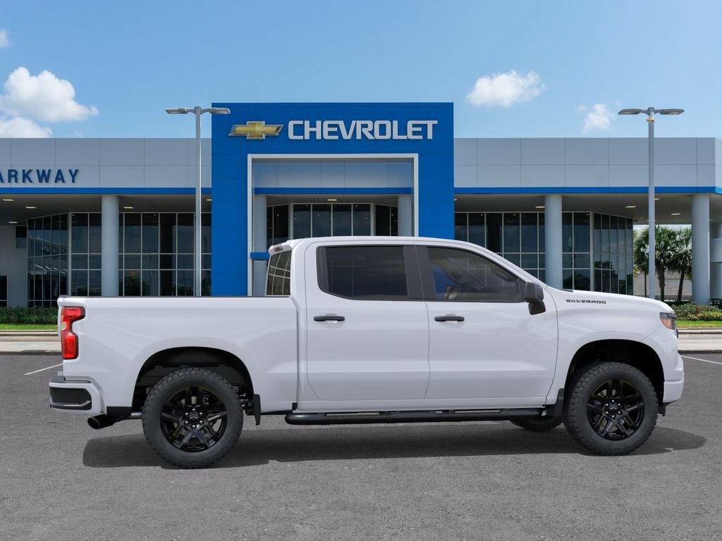 New 2026 Chevrolet Silverado 1500 Custom w/ Turbomax Blackout Package RWD image 5
