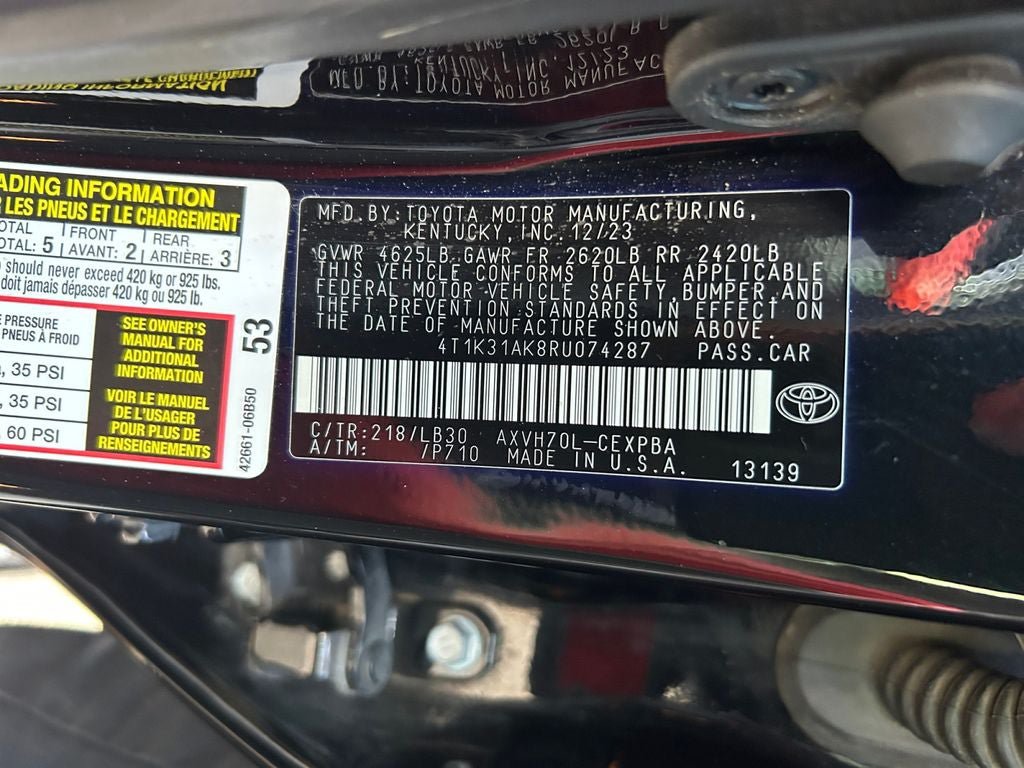 Used 2024 Toyota Camry XSE w/ Navigation Package FWD image 37