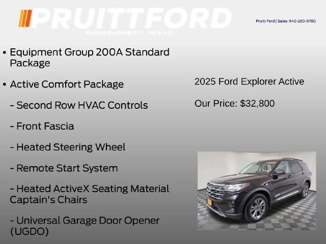 Used 2025 Ford Explorer Active w/ Active Comfort Package AWD/4WD image 7