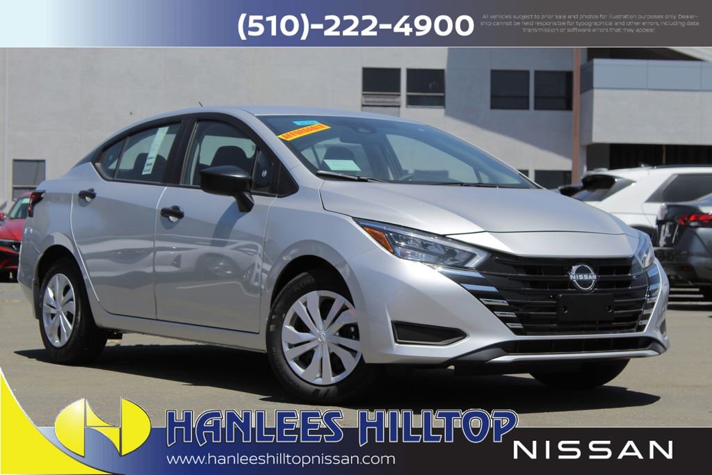 New 2025 Nissan Versa S w/ Trunk Package