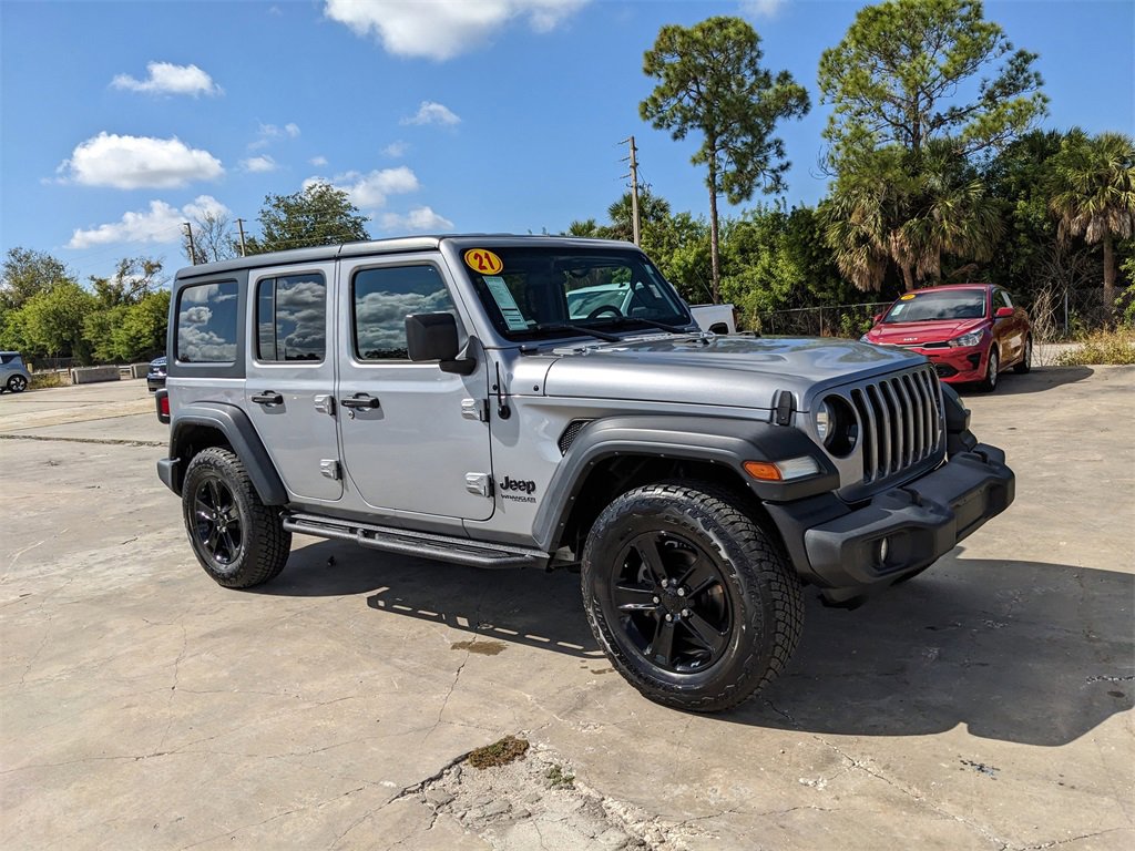 Used 2021 Jeep Wrangler Unlimited Sport image 2