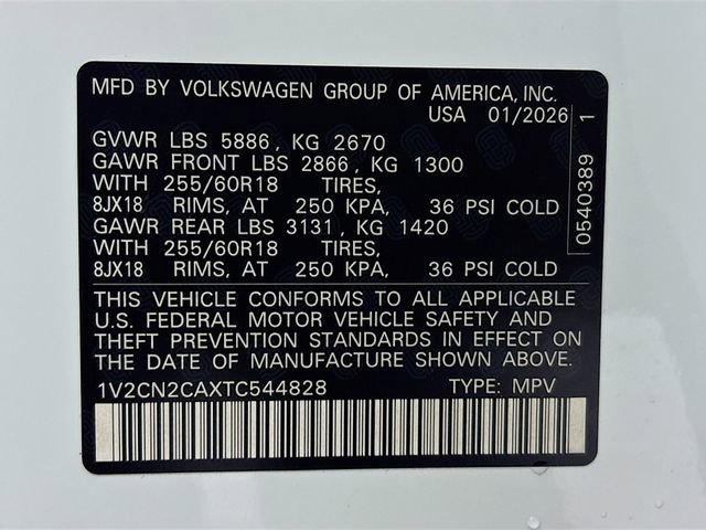 New 2026 Volkswagen Atlas Peak Edition image 34